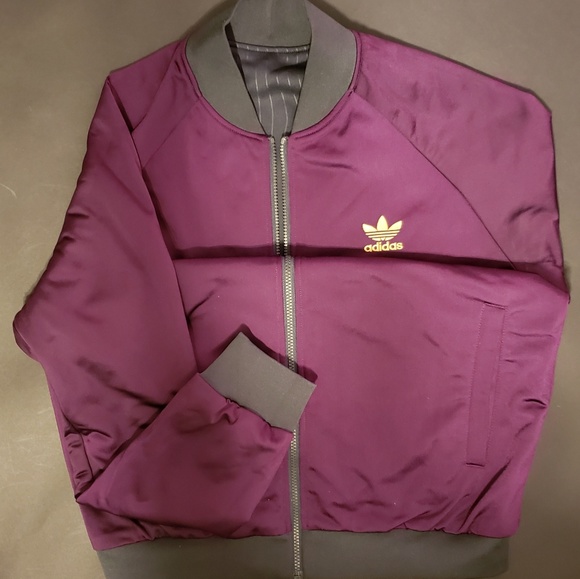 Men's Adidas Reversible Tracktop Jacket - Picture 2 of 3